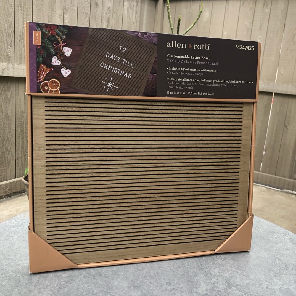 Letter board
